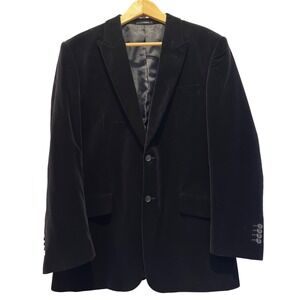 Inserch Limited Edition Black Velvet Blazer | Made in Italy | Men's 38R